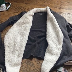 furry cardigan